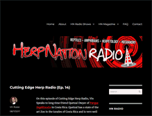 Tablet Screenshot of herpnation.com